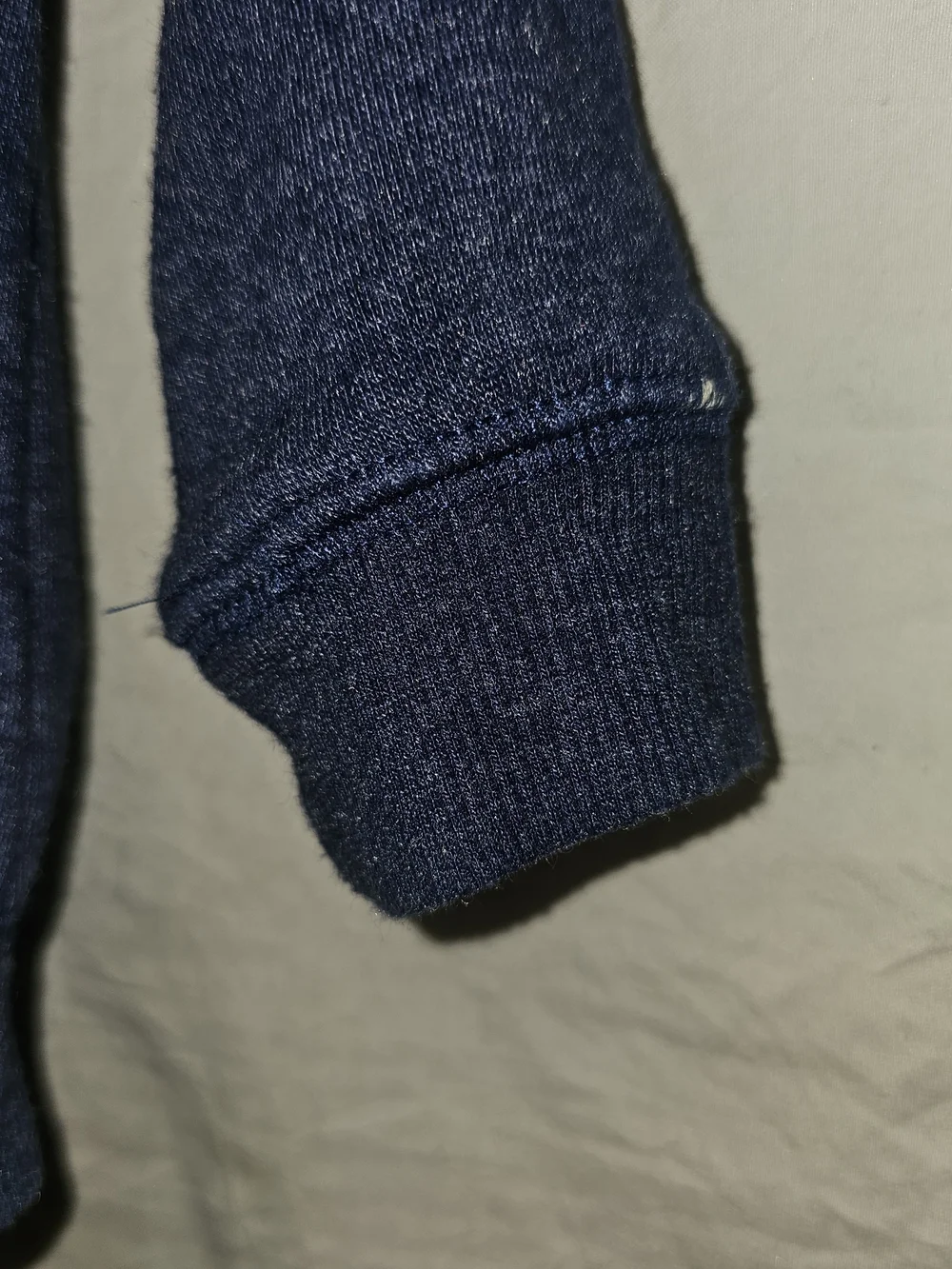 OshKosh B'gosh Navy Zip Hoodie with White Floral Accents